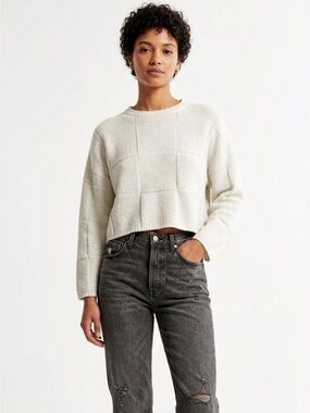 moon & madison Textured Cream Sweater